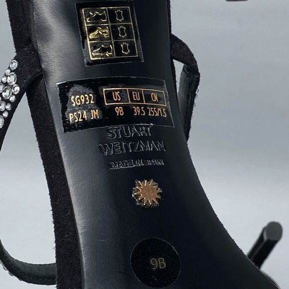 Stuart Weitzman Suede Embellished Sandals size 9 - Picture 10 of 10